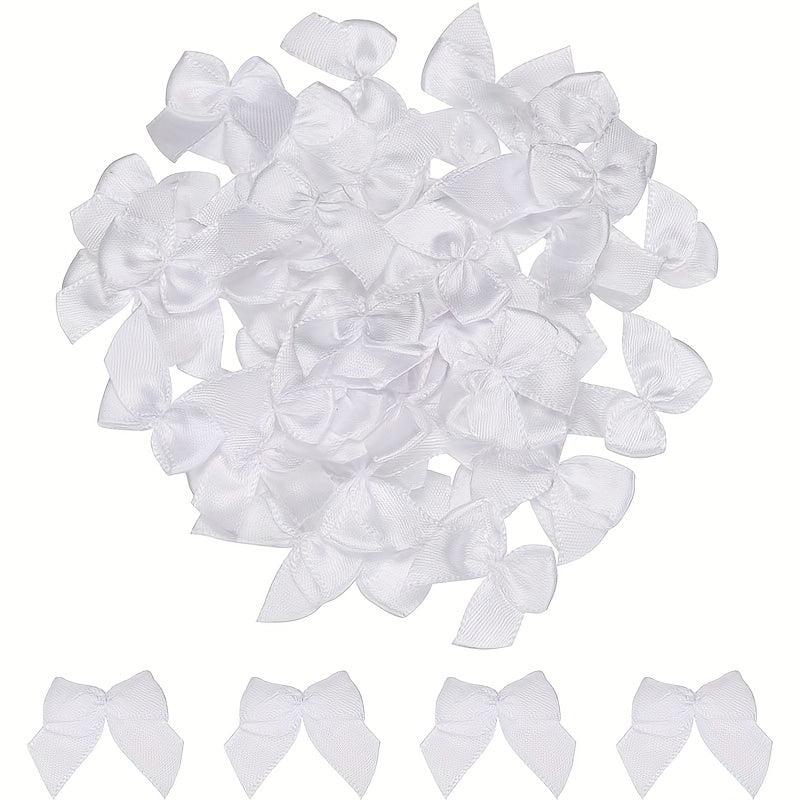 20pcs Silk Ribbon Butterfly Knots for DIY Gift Packaging and Decoration