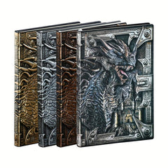Evil Dragon Vintage Notebook School Supplies Embossed