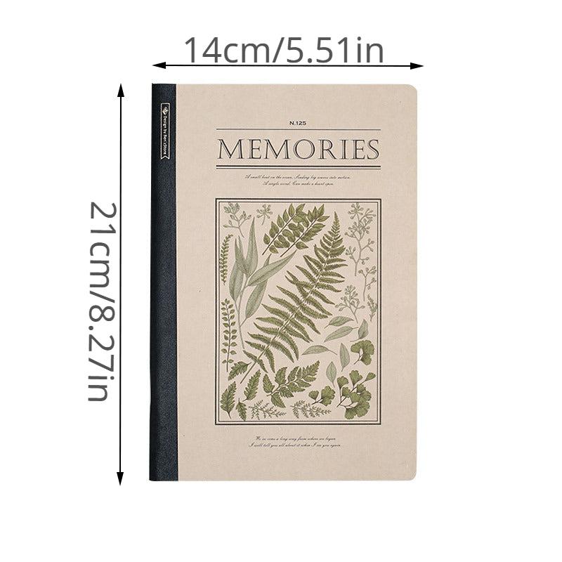 1pc Time Travel Series A5 Retro Art Notebook 8 Mm Line space School Supplies