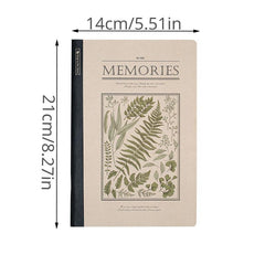 1pc Time Travel Series A5 Retro Art Notebook 8 Mm Line space School Supplies