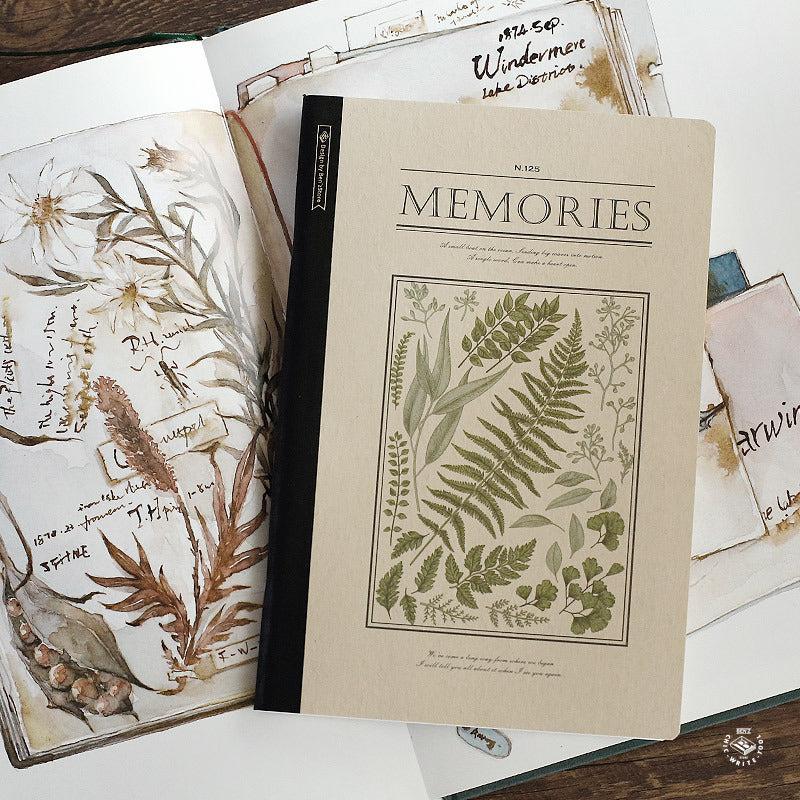1pc Time Travel Series A5 Retro Art Notebook 8 Mm Line space School Supplies