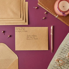 50 Packs A6 Invitation Envelopes 6.5 x 4.75 for 4x6 Cards