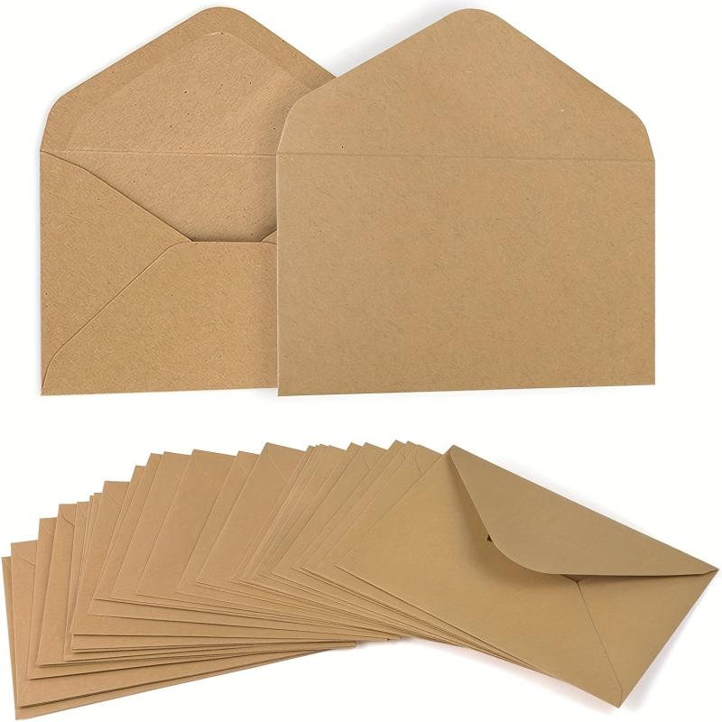 50 Packs A6 Invitation Envelopes 6.5 x 4.75 for 4x6 Cards
