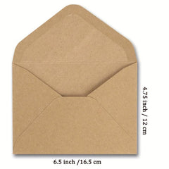 50 Packs A6 Invitation Envelopes 6.5 x 4.75 for 4x6 Cards