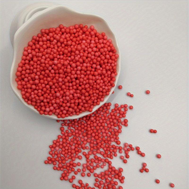 10g Polystyrene Filler Balls for DIY Snow Mud, Small Foam Beads Bottle