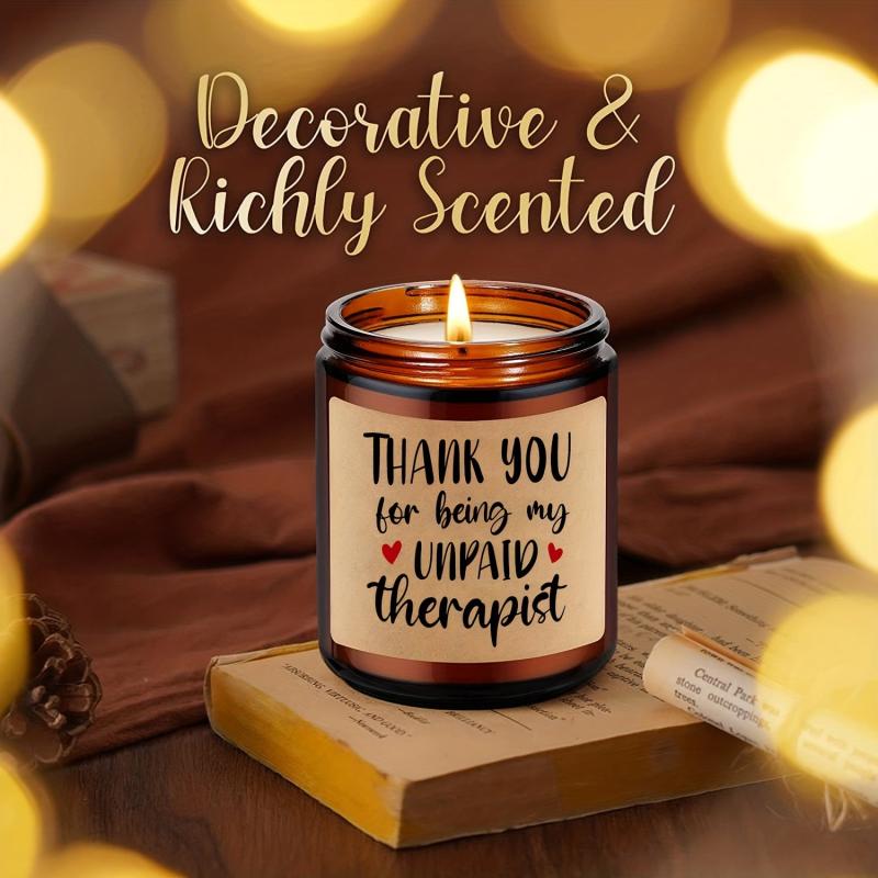 Scented Candles in Glass Jar for Her Him Bestie Christmas Birthday