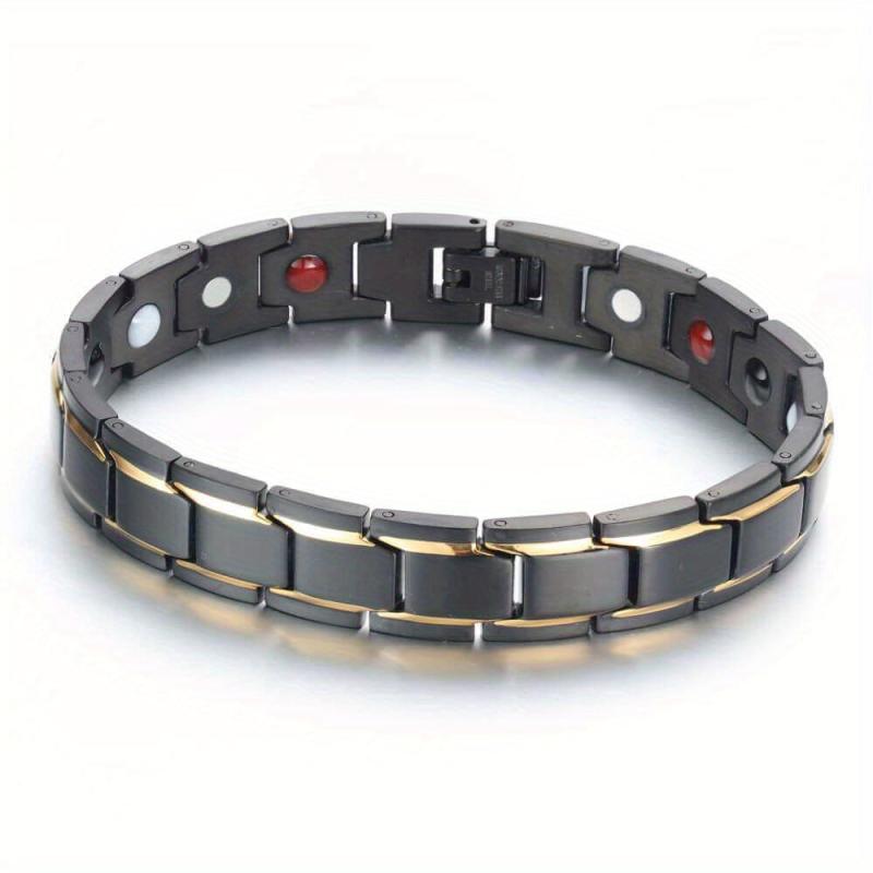 Ultra Strength Magnetic Bracelet for Men Adjustable Length with Sizing Tool
