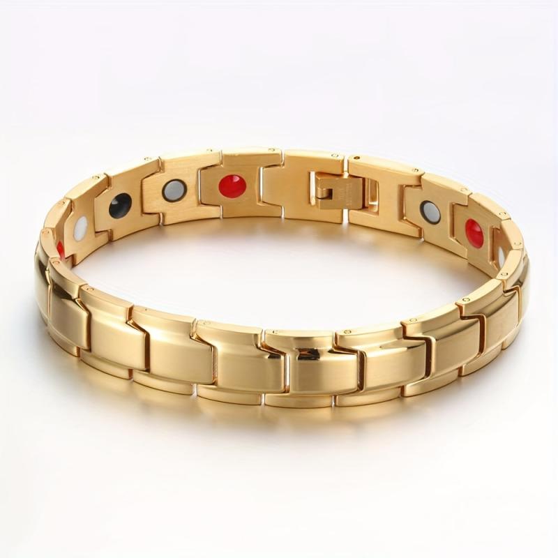 Ultra Strength Magnetic Bracelet for Men Adjustable Length with Sizing Tool