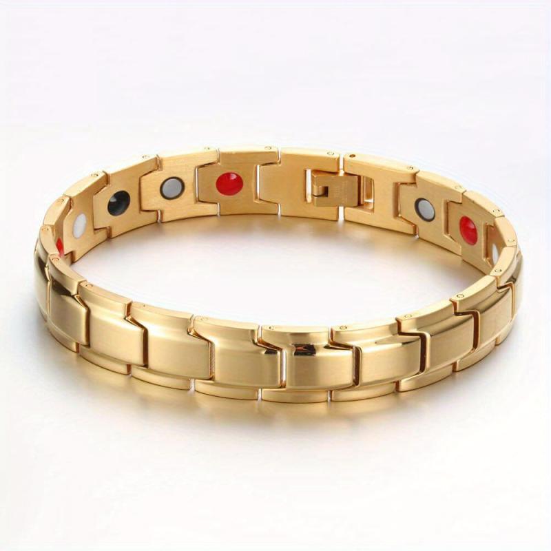 Ultra Strength Magnetic Bracelet for Men Adjustable Length with Sizing Tool