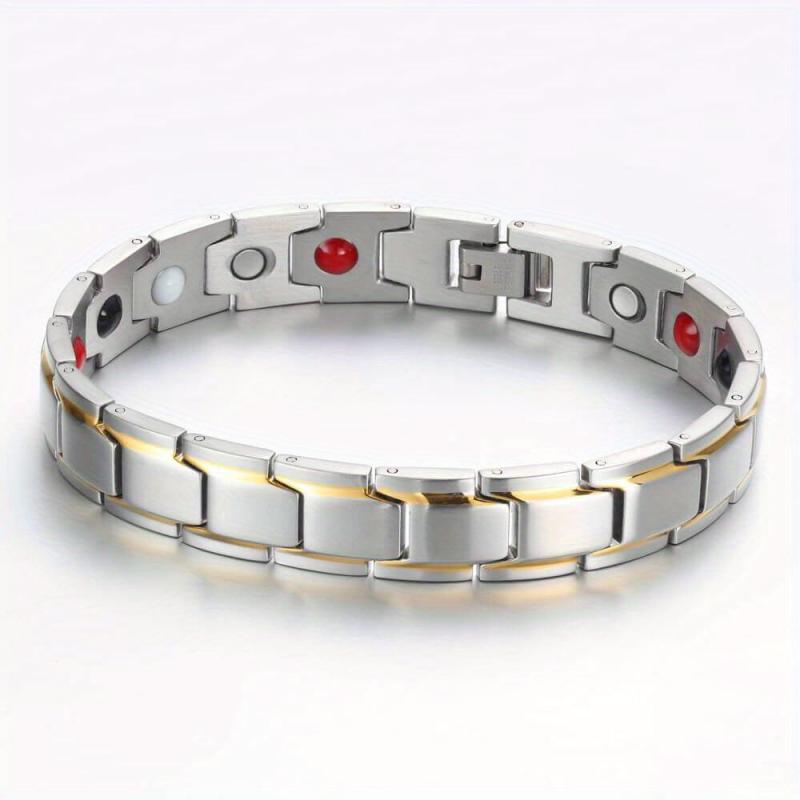 Ultra Strength Magnetic Bracelet for Men Adjustable Length with Sizing Tool