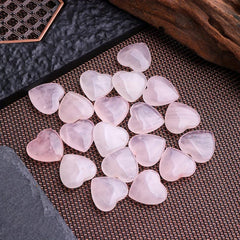Rose Quartz Heart Healing Crystal Stones Love Natural Reiki Gemstones