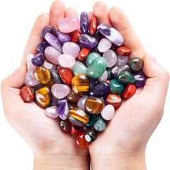 Healing Crystal Set Chakra Quartz Kit 0.55lb Natural Tumbled Stones