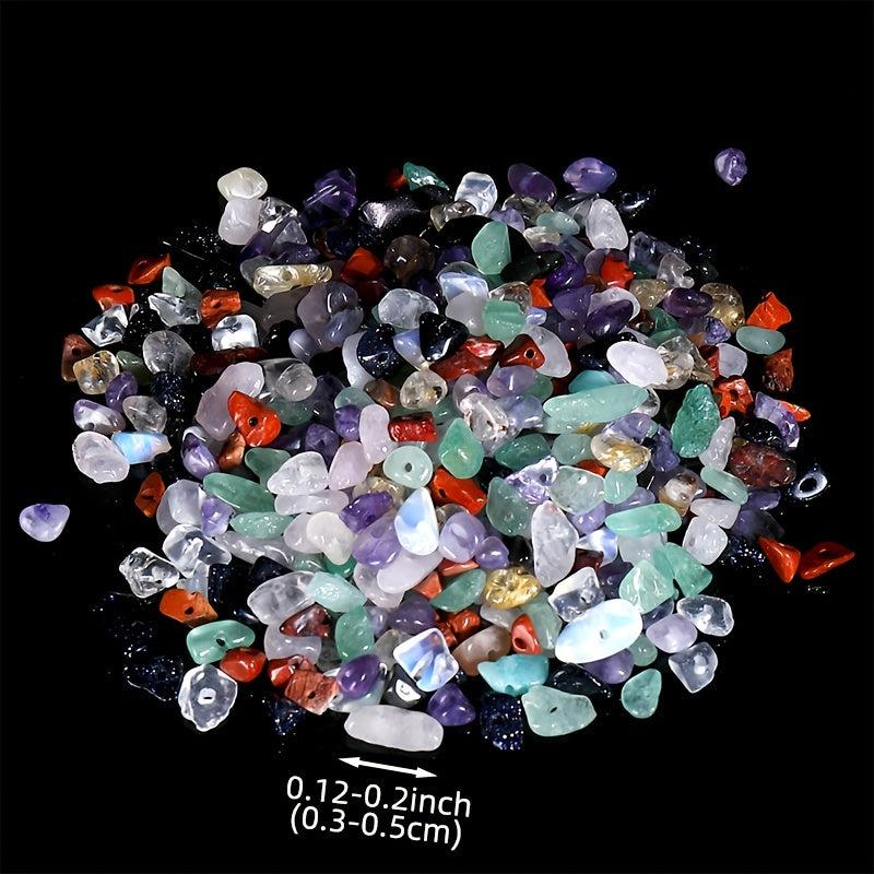 Mini Chip Stone Beads 3-5mm 7 Chakras Kit 200pcs
