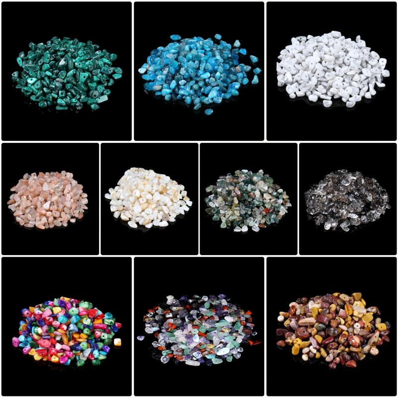 Mini Chip Stone Beads 3-5mm 7 Chakras Kit 200pcs