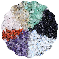 Mini Chip Stone Beads 3-5mm 7 Chakras Kit 200pcs