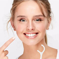 100pcs Dental Floss Picks Clean Floss Picks