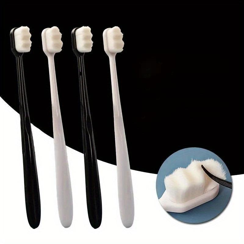 4 Pcs Ultra Soft Micro Nano Toothbrushes for Deep Oral Care