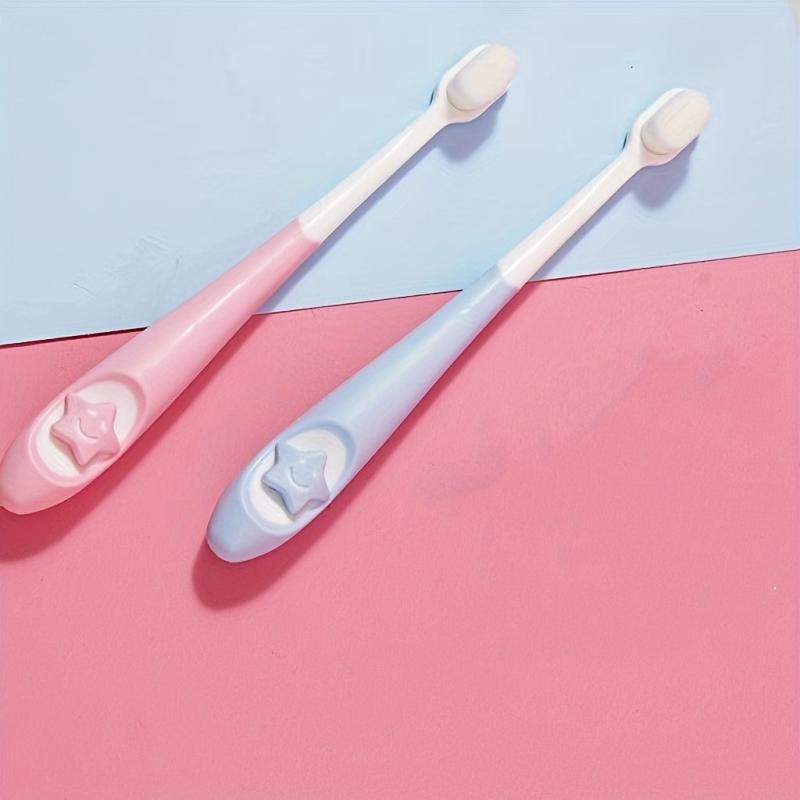 4pcs Cartoon Star Toothbrushes Extra Soft Bristles