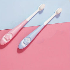 4pcs Cartoon Star Toothbrushes Extra Soft Bristles