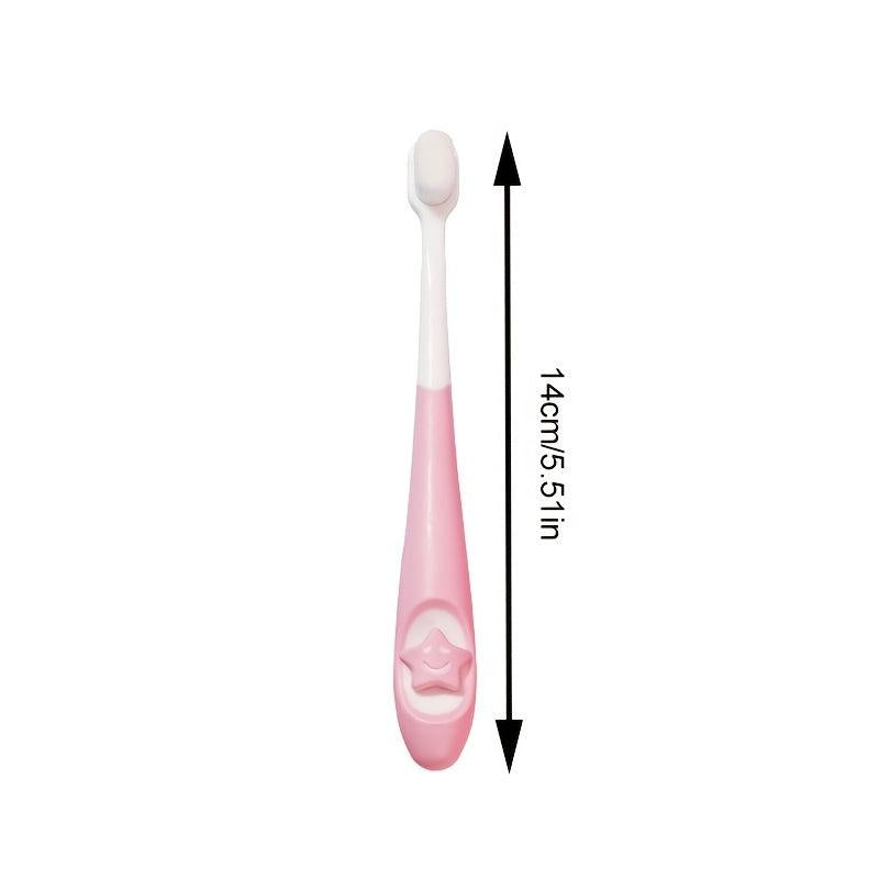 4pcs Cartoon Star Toothbrushes Extra Soft Bristles