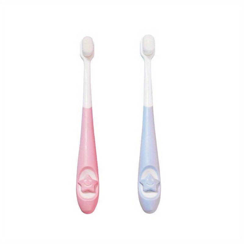 4pcs Cartoon Star Toothbrushes Extra Soft Bristles