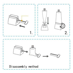 Metal Toothpaste Tube Squeezer Stainless Steel