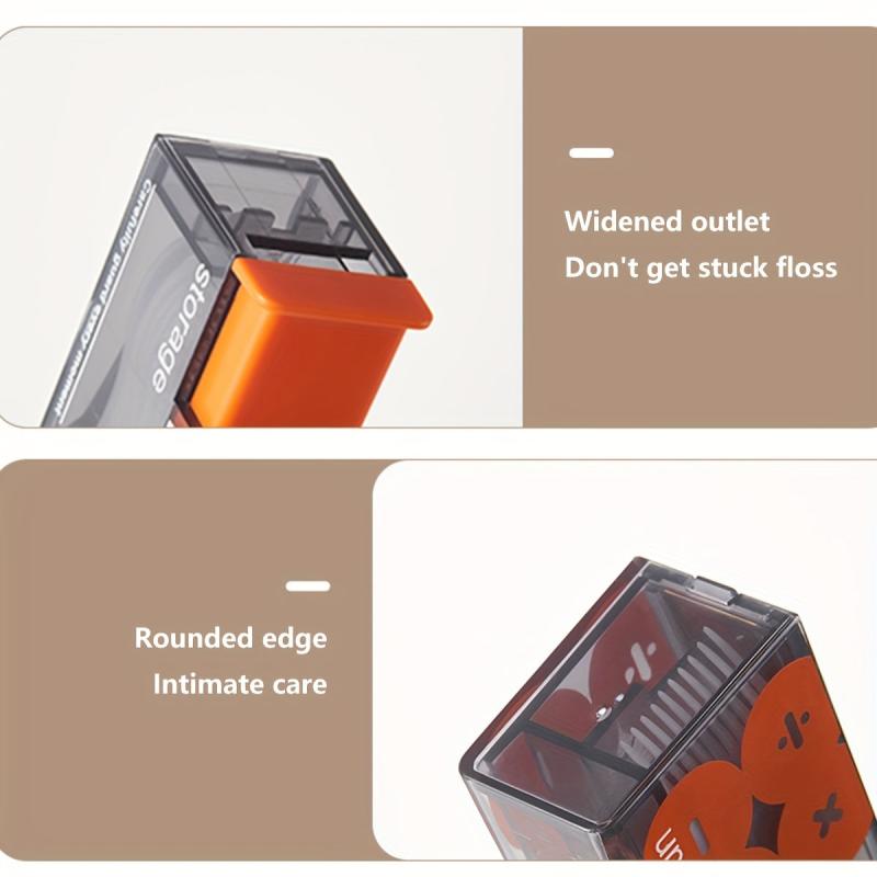 Automatic Floss Picks Dispenser Box with Dental Floss, Hygienic Tool
