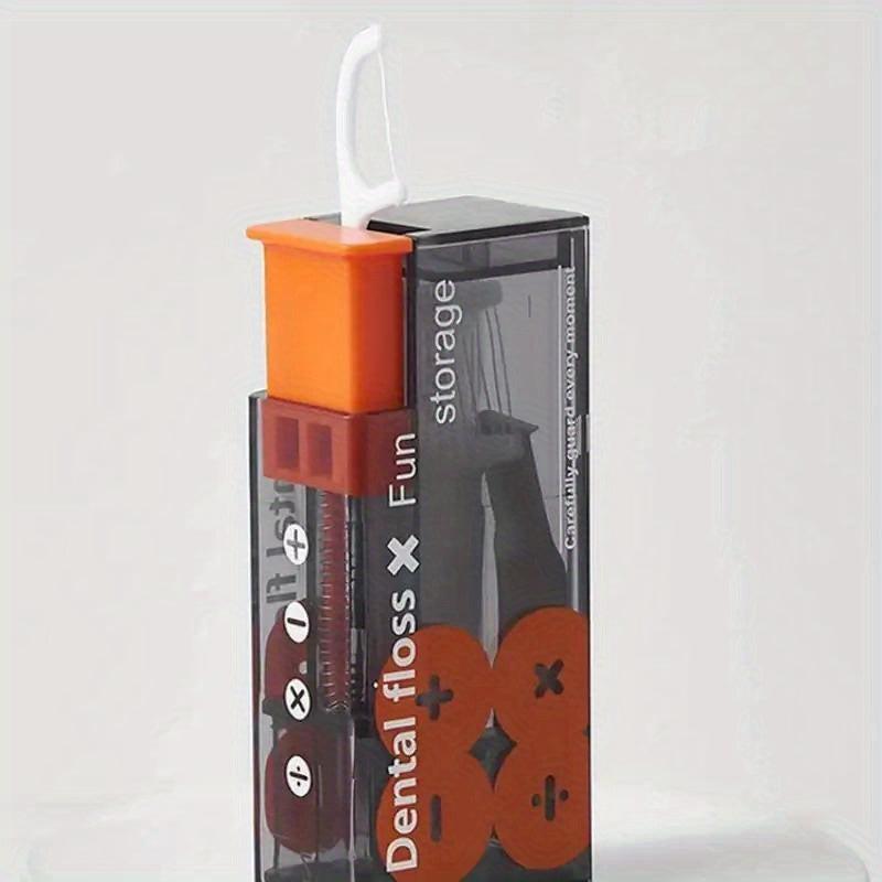 Automatic Floss Picks Dispenser Box with Dental Floss, Hygienic Tool