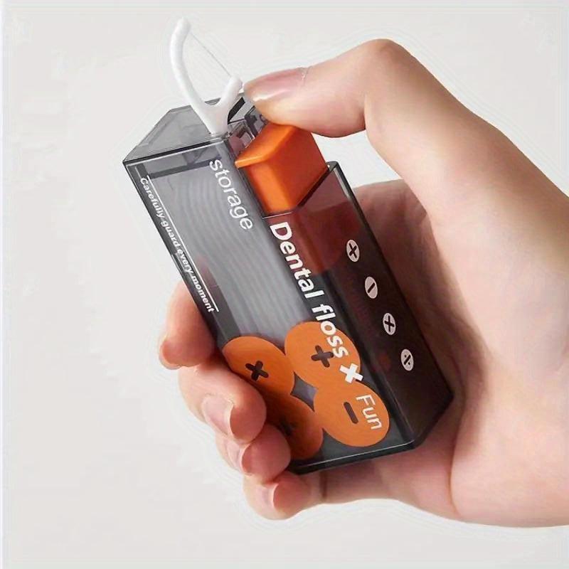 Automatic Floss Picks Dispenser Box with Dental Floss, Hygienic Tool