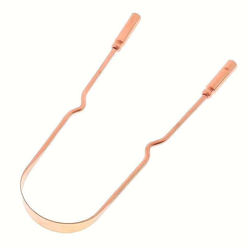 Copper U-shaped Tongue Scraper for Oral Care