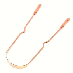 Copper U-shaped Tongue Scraper for Oral Care