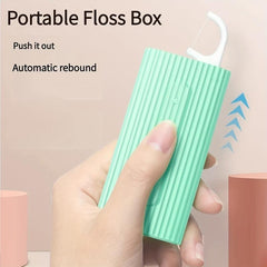 Portable Dental Floss Storage Box & Picks Dispenser