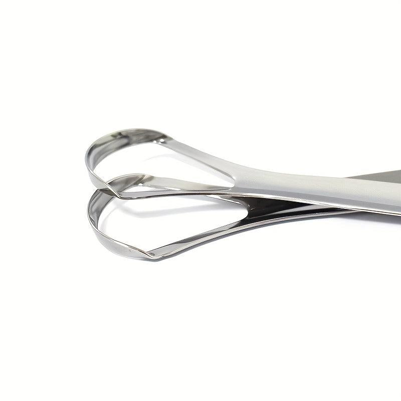 Stainless Steel Tongue Scraper for Oral Care, Reduce Bad Breath, Adults