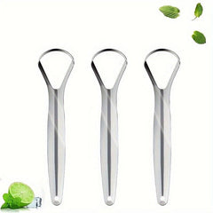 Stainless Steel Tongue Scraper for Oral Care, Reduce Bad Breath, Adults