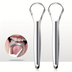 Stainless Steel Tongue Scraper for Oral Care, Reduce Bad Breath, Adults