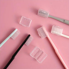 10pcs Travel Soft Manual Toothbrushes - Soft Bristles For Sensitive Teeth Gums