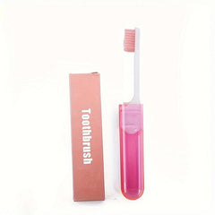 Foldable Travel Toothbrush Soft Bristles Oral Care Home Adults Daily