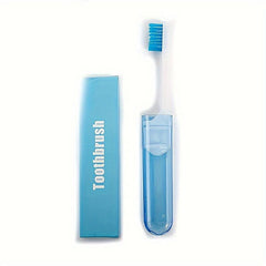 Foldable Travel Toothbrush Soft Bristles Oral Care Home Adults Daily