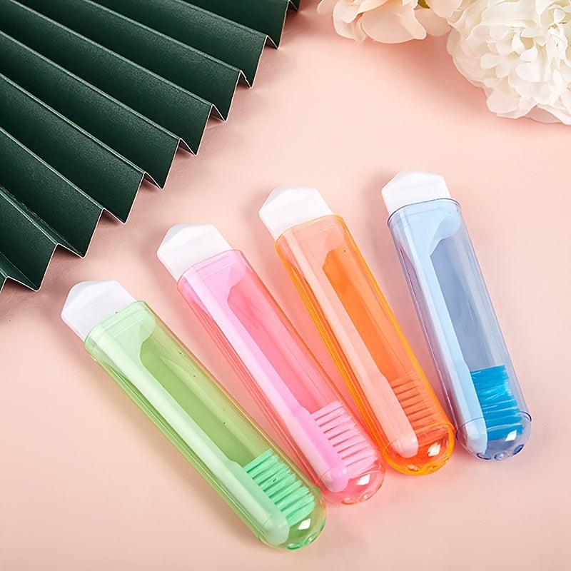 Foldable Travel Toothbrush Soft Bristles Oral Care Home Adults Daily