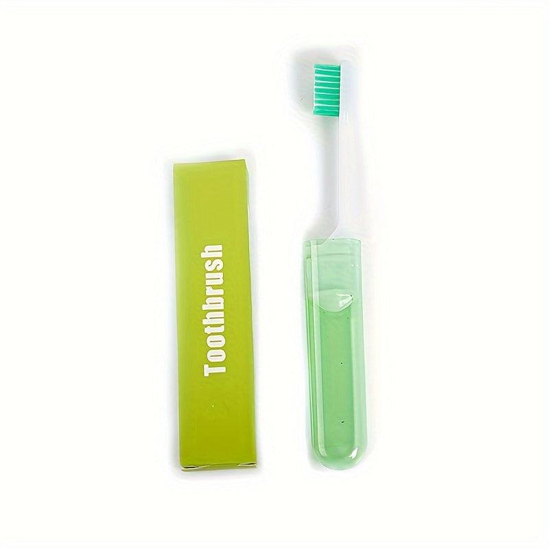 Foldable Travel Toothbrush Soft Bristles Oral Care Home Adults Daily