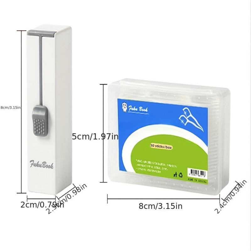 Dental Floss Picks Storage Box Portable Dispenser Flossers