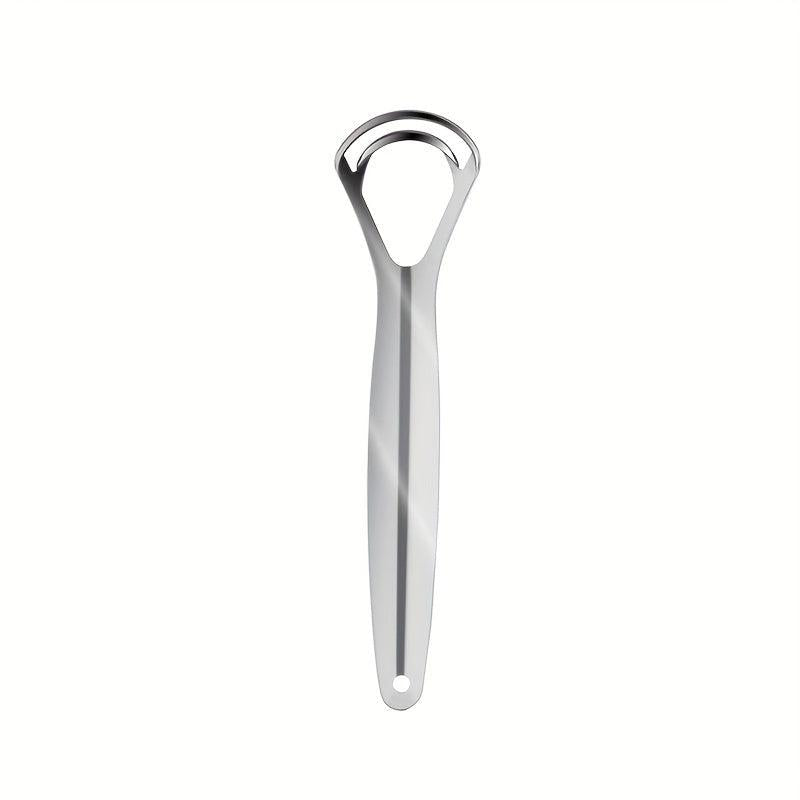 Stainless Steel Tongue Cleaner Double Layer Oral Care Tool