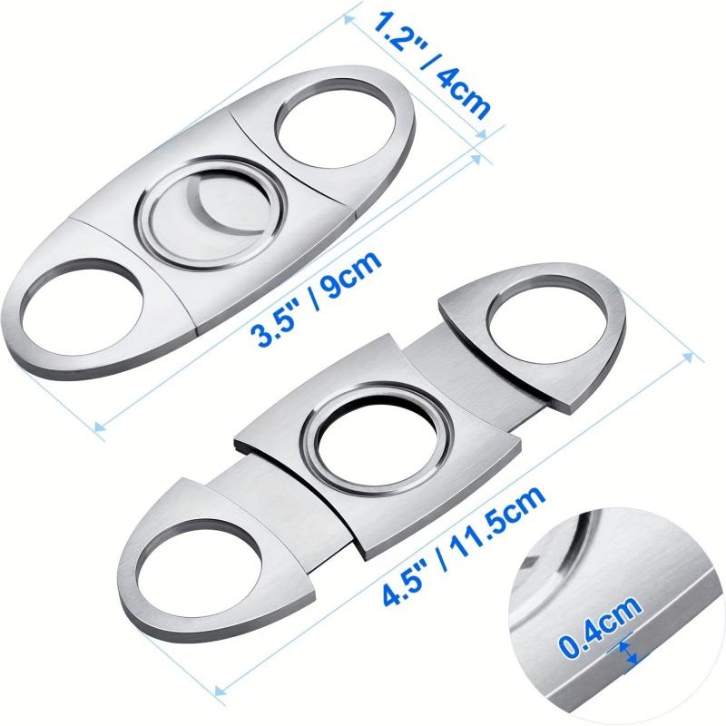 Stainless Steel Cigar Cutter Smoking Accessory