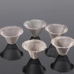 20pcs Metal Filter Ball Stainless Steel Screen Pipes Tube Cap Filter Mesh