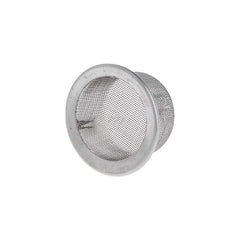 10pcs 16mm Stainless Steel Smoking Tube Filter Screen with Crystal Cap