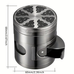 60mm Skylight Lightning Bolt Grinder 4-Layer Grinding Machine