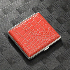 Leather Cigarette Box for Men Women Holiday Gift