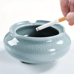 Ceramic Ashtray With Cover Decorative Ashtray For Home Indoor And Outdoor