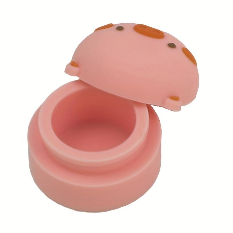 3pcs Pig Silicone Mini Storage Box Cream Spice Container