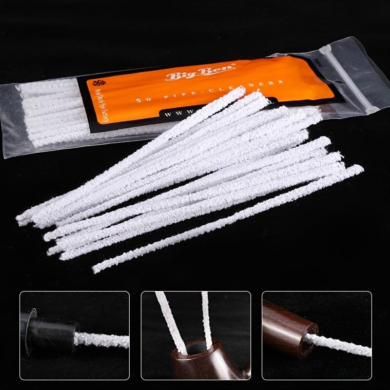 50pcs Cigarette Cleaning Pipes 100 Cleaning Rod Tool 15 Cleaning Rod